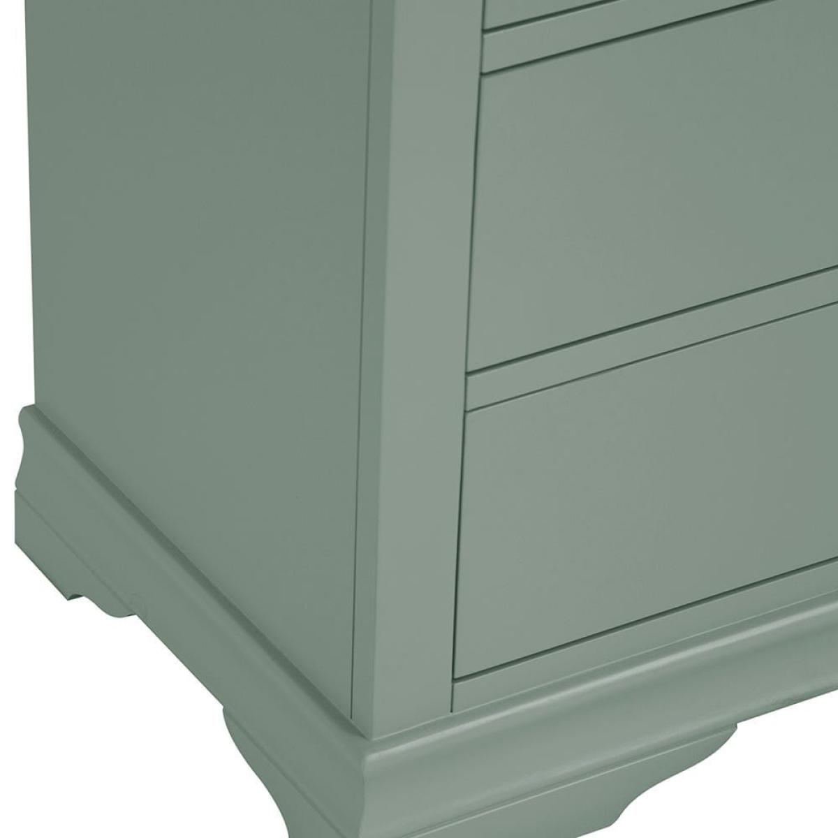 Florence Sage Green Painted Chest of 3 Drawers – image 5