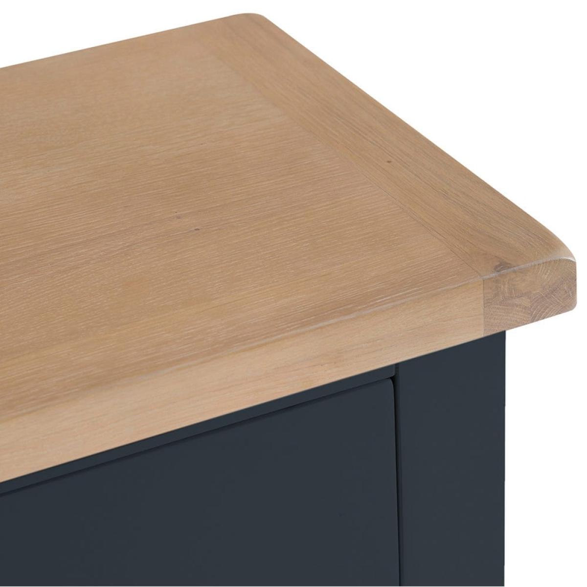 Suffolk Midnight Grey Painted Oak Chest of 3 Drawers – image 6
