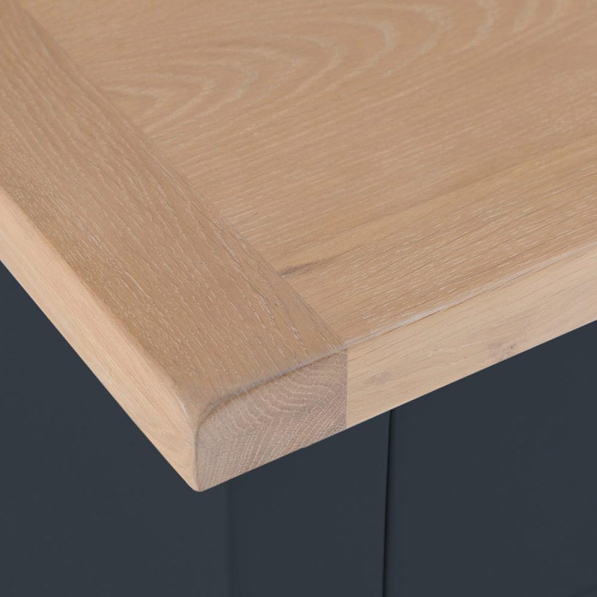 Suffolk Midnight Grey Painted Oak Chest of 3 Drawers – image 8
