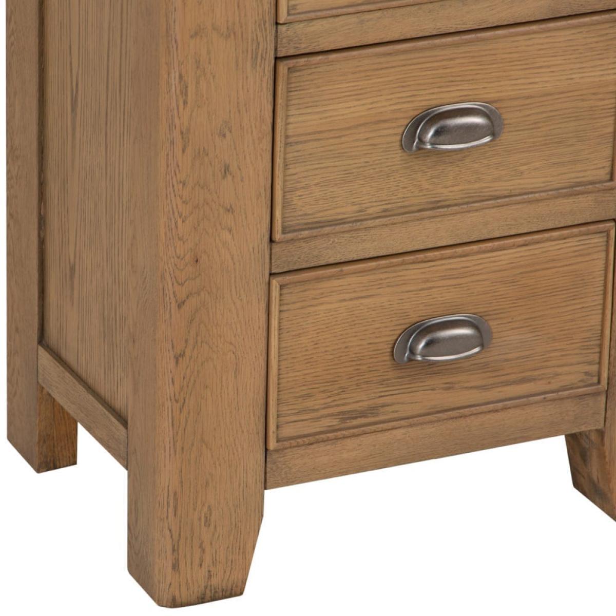 Wessex Smoked Oak 4 Drawer Tallboy – image 5