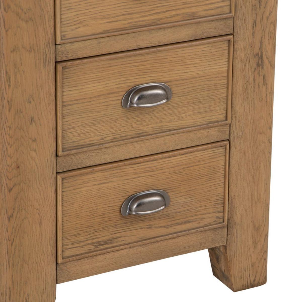 Wessex Smoked Oak 4 Drawer Tallboy – image 7