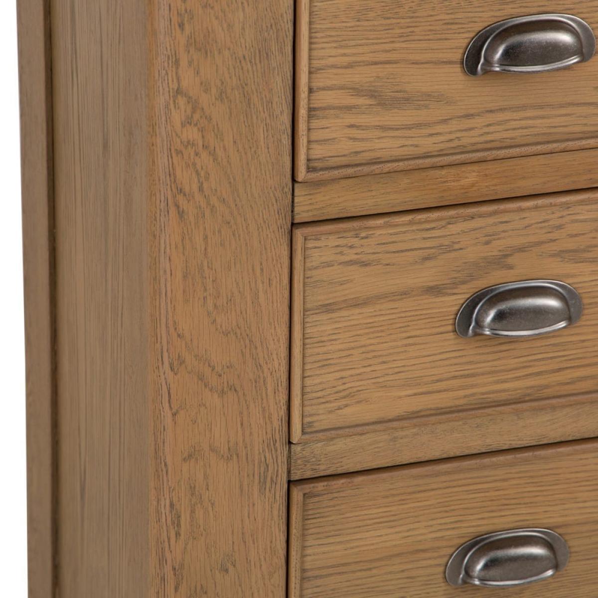 Wessex Smoked Oak 4 Drawer Tallboy – image 10