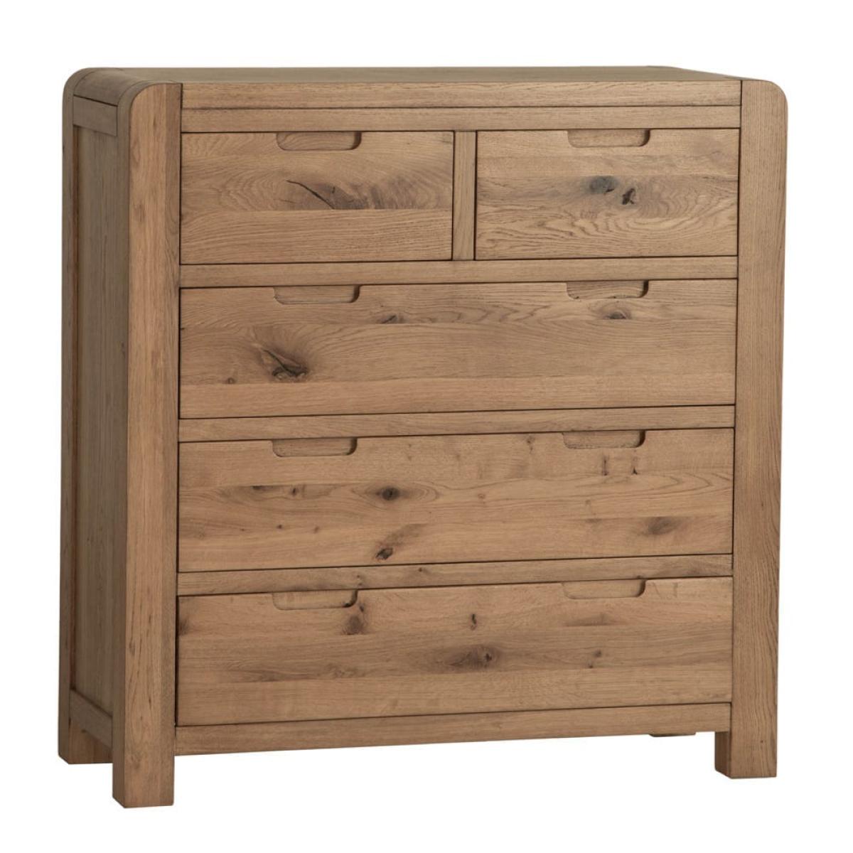 Oslo Chunky Oak 2 Over 3 Chest – image 2