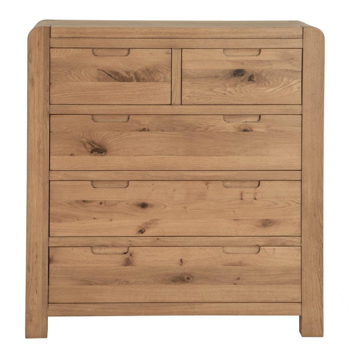 Oslo Chunky Oak 2 Over 3 Chest – image 11