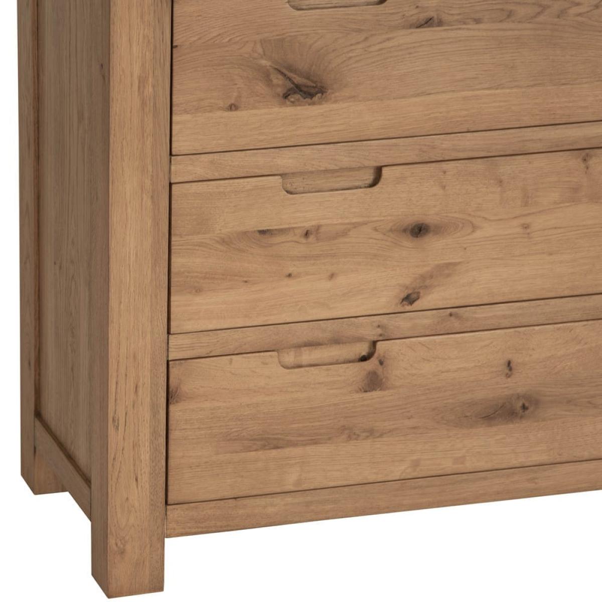 Oslo Chunky Oak 2 Over 3 Chest – image 7
