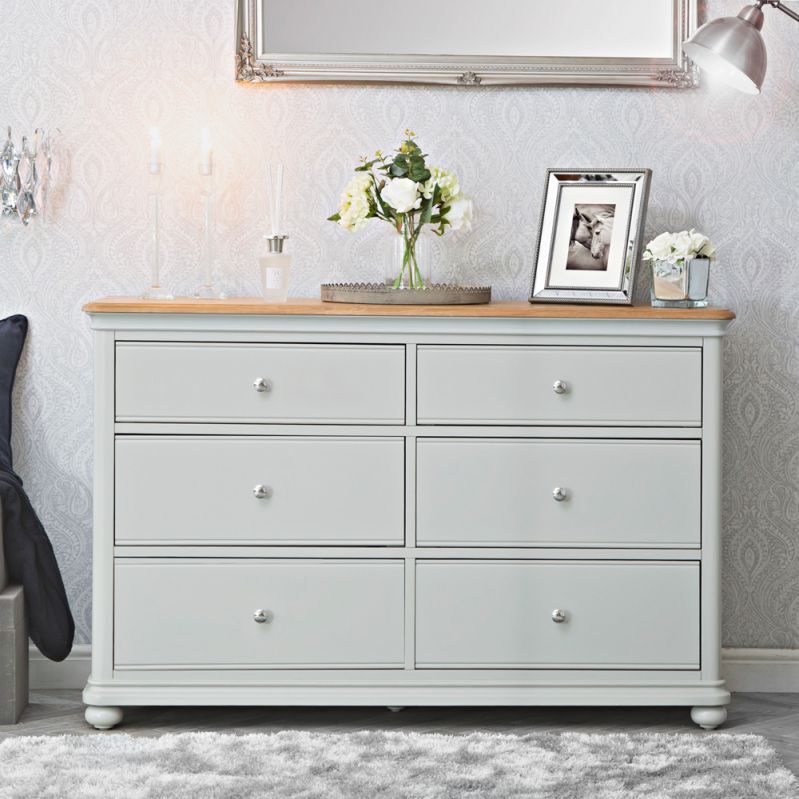 Harrington Grey Painted 6 Drawer Chest – image 2