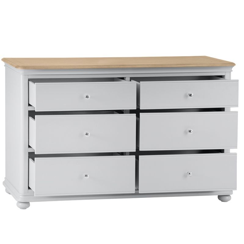 Harrington Grey Painted 6 Drawer Chest – image 6