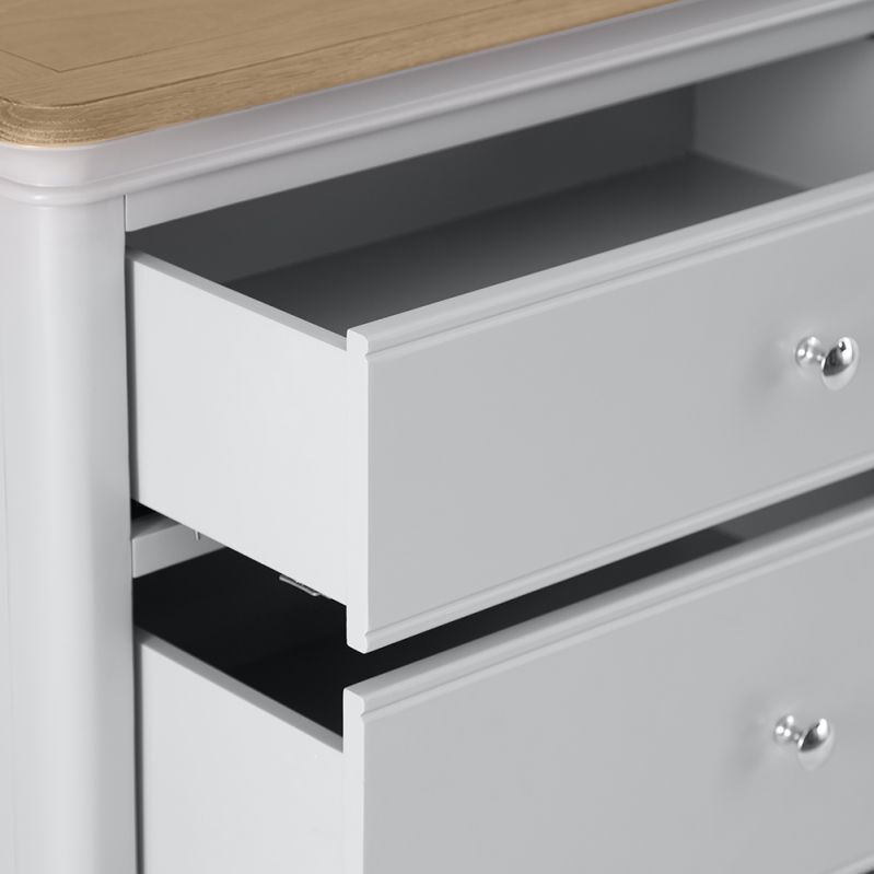 Harrington Grey Painted 6 Drawer Chest – image 8
