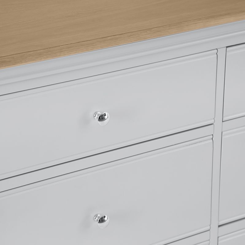 Harrington Grey Painted 6 Drawer Chest – image 9