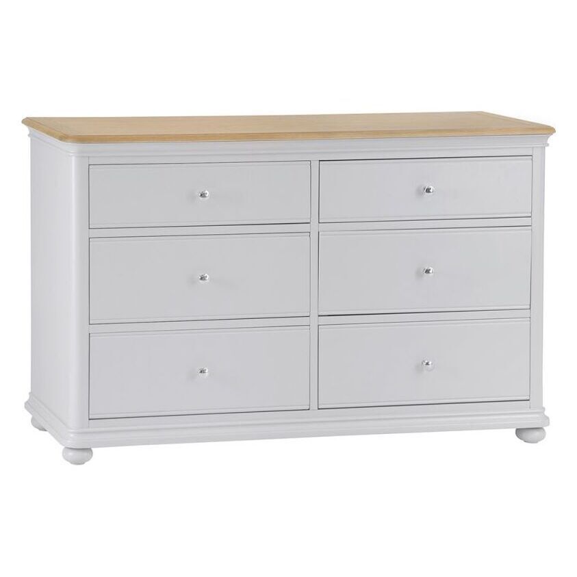 Harrington Grey Painted 6 Drawer Chest – image 1