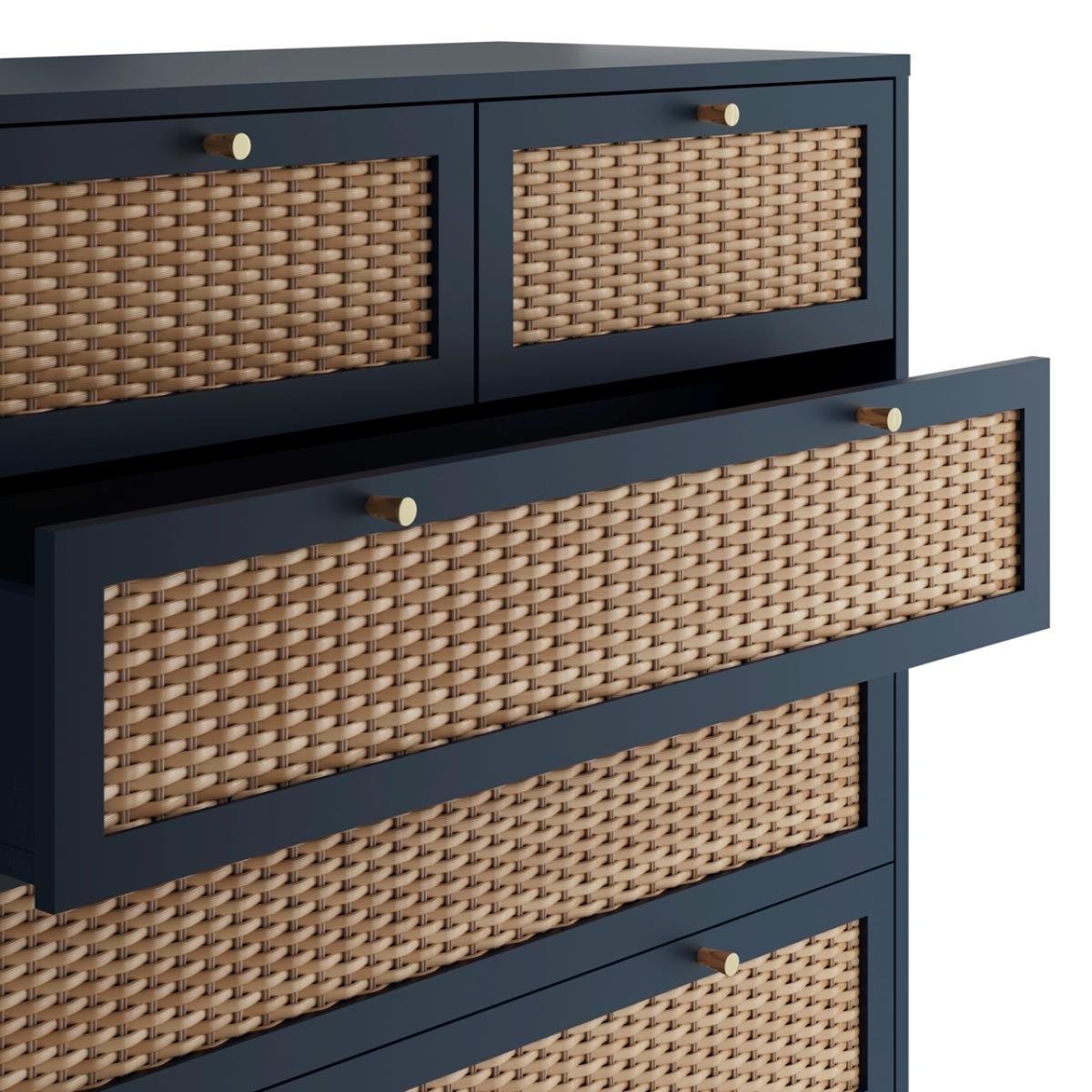 LPD Bordeaux Blue Chest of Drawers – image 3