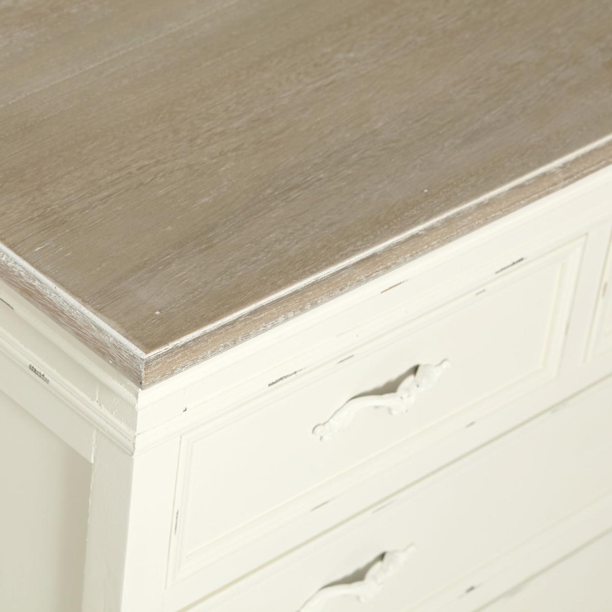 Camille Ivory 5 Drawer Chest Cream – image 4