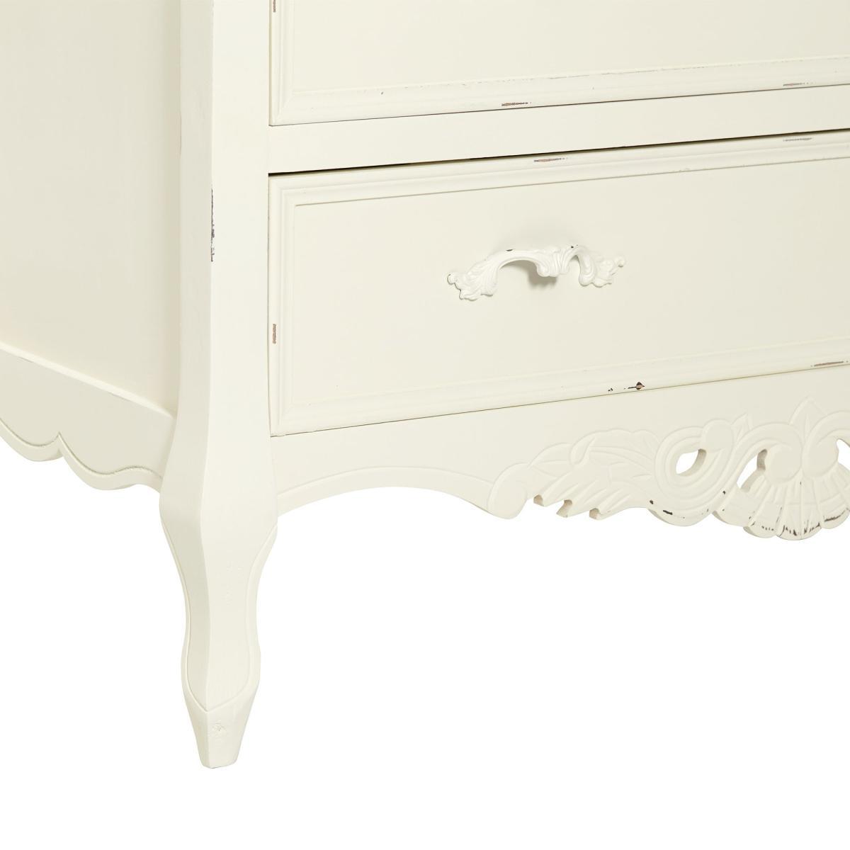 Camille Ivory 5 Drawer Chest Cream – image 6