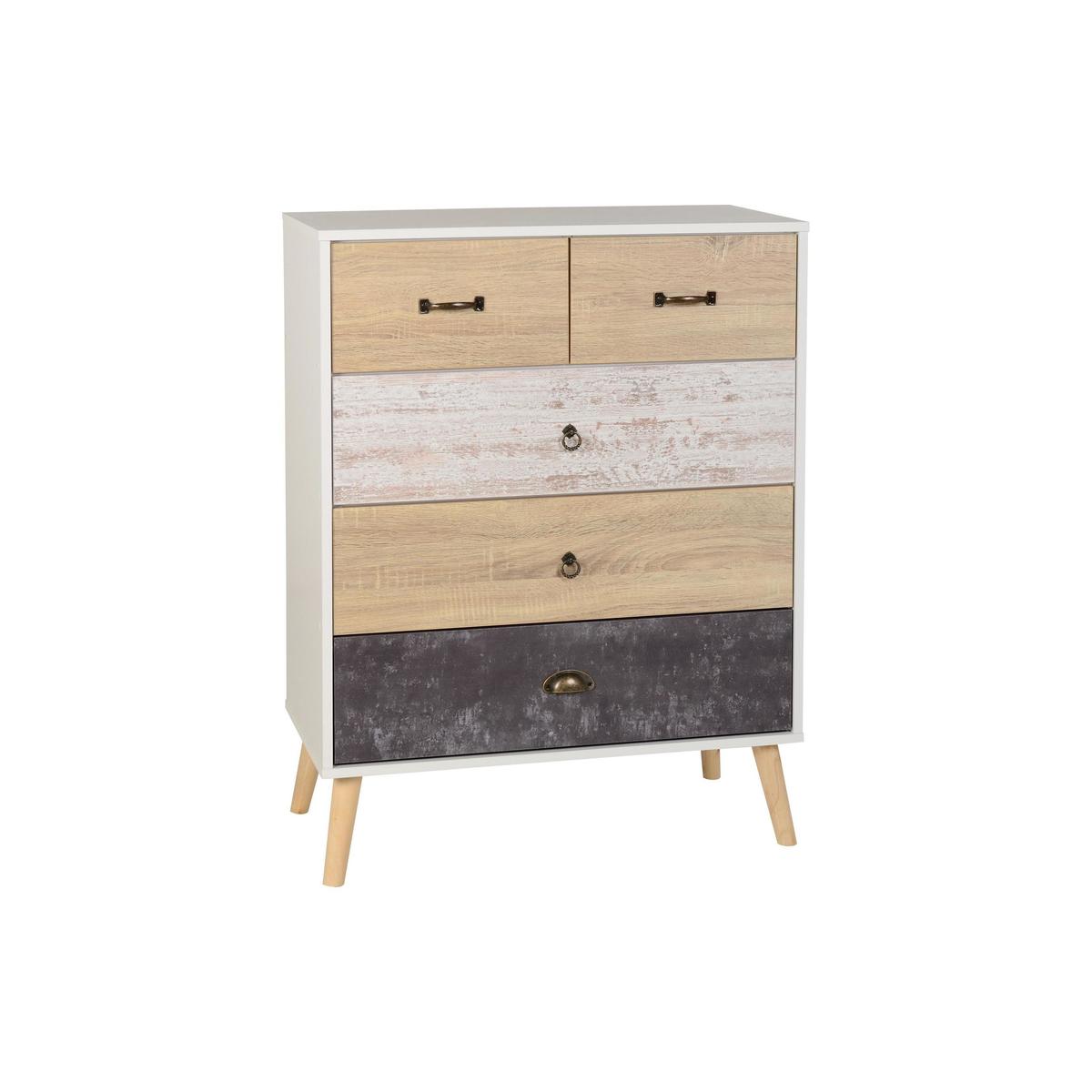 Nordic Chest of Drawers White – image 2