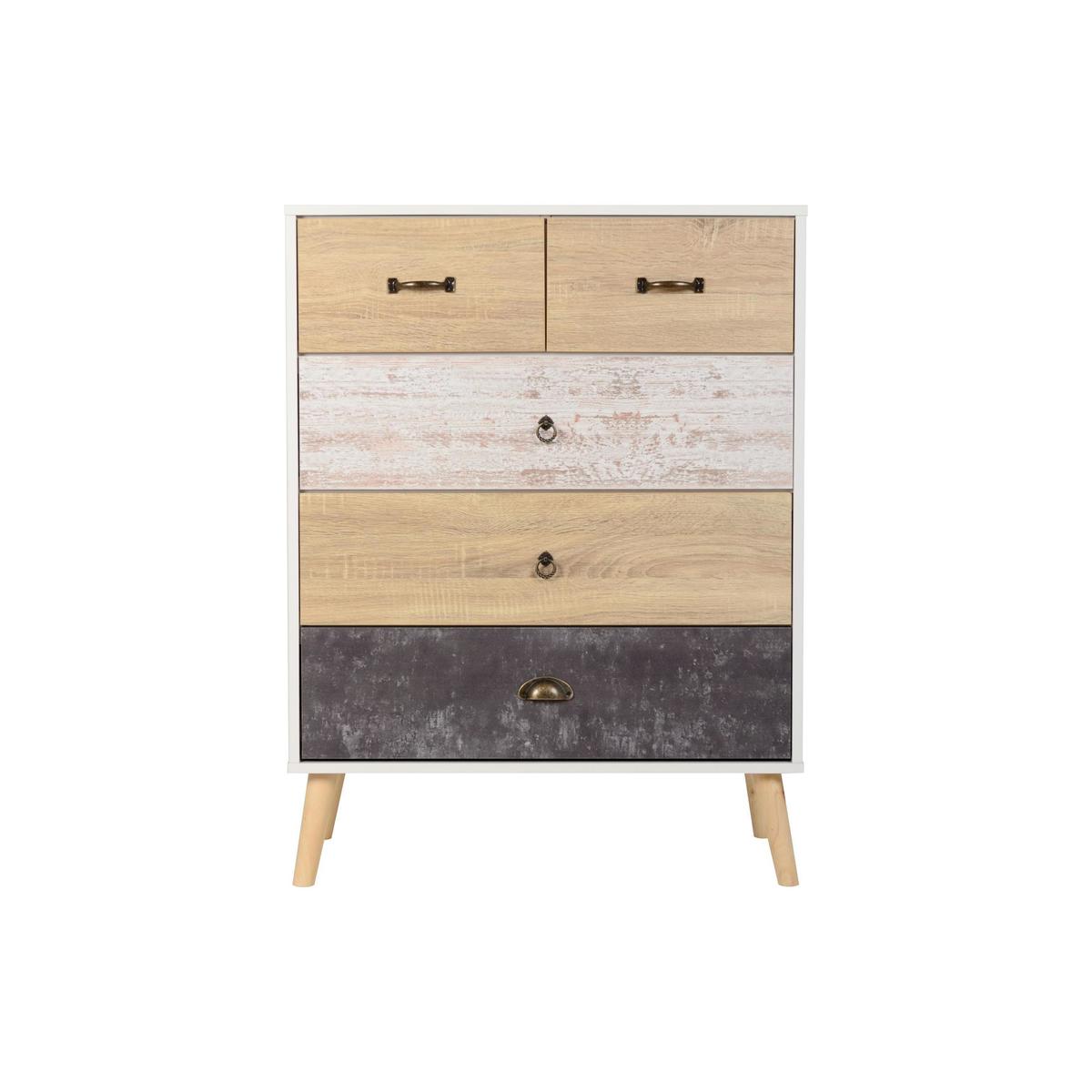 Nordic Chest of Drawers White – image 1