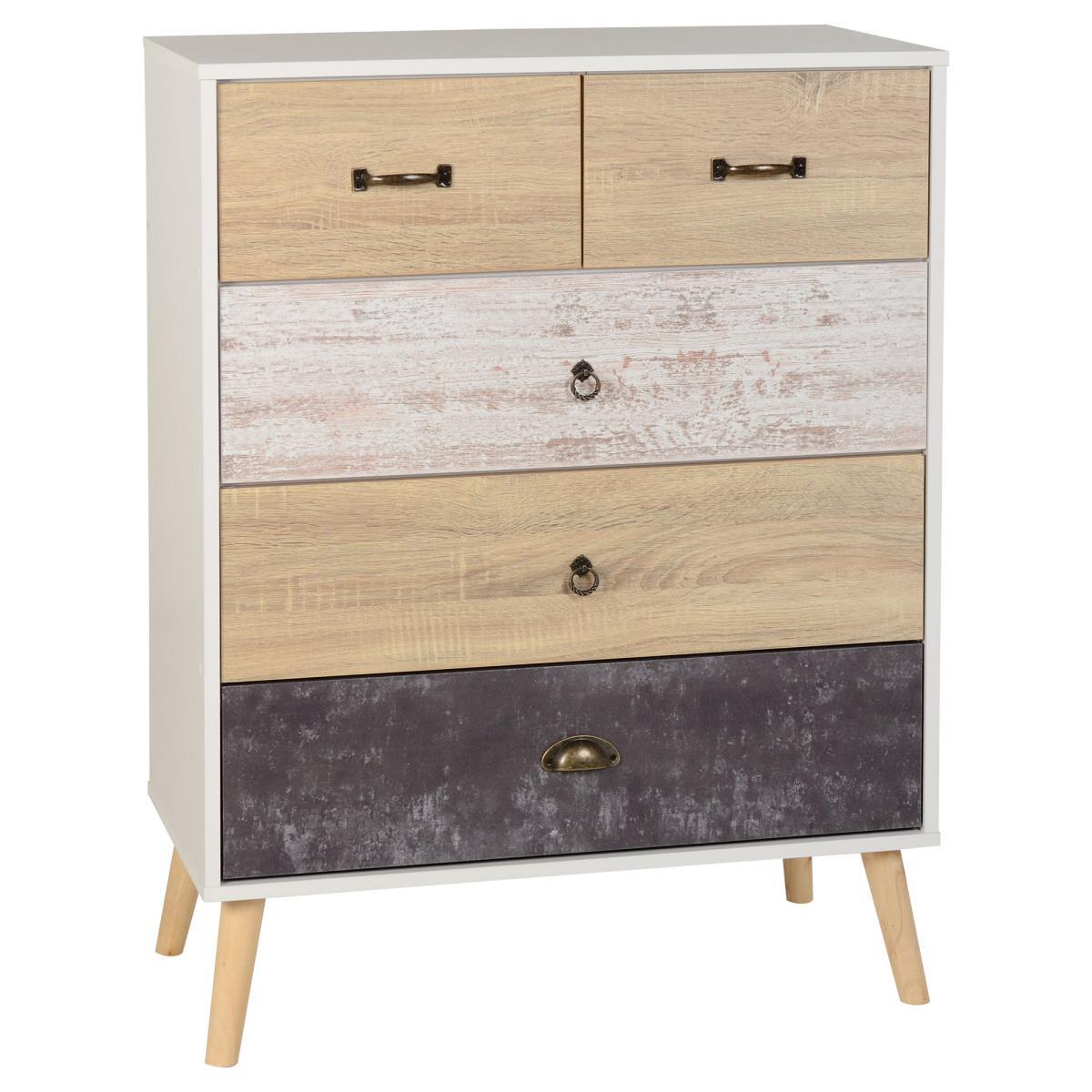 Nordic Chest of Drawers White – image 3