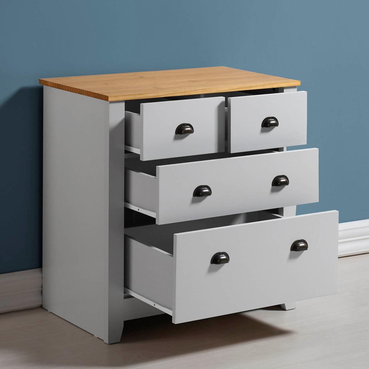 Ludlow Grey Chest of Drawers Grey – image 3