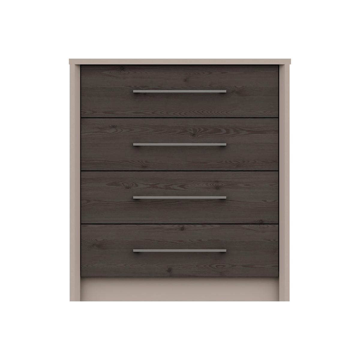 Dolan 4 Drawer Chest Dark Wood (Brown)