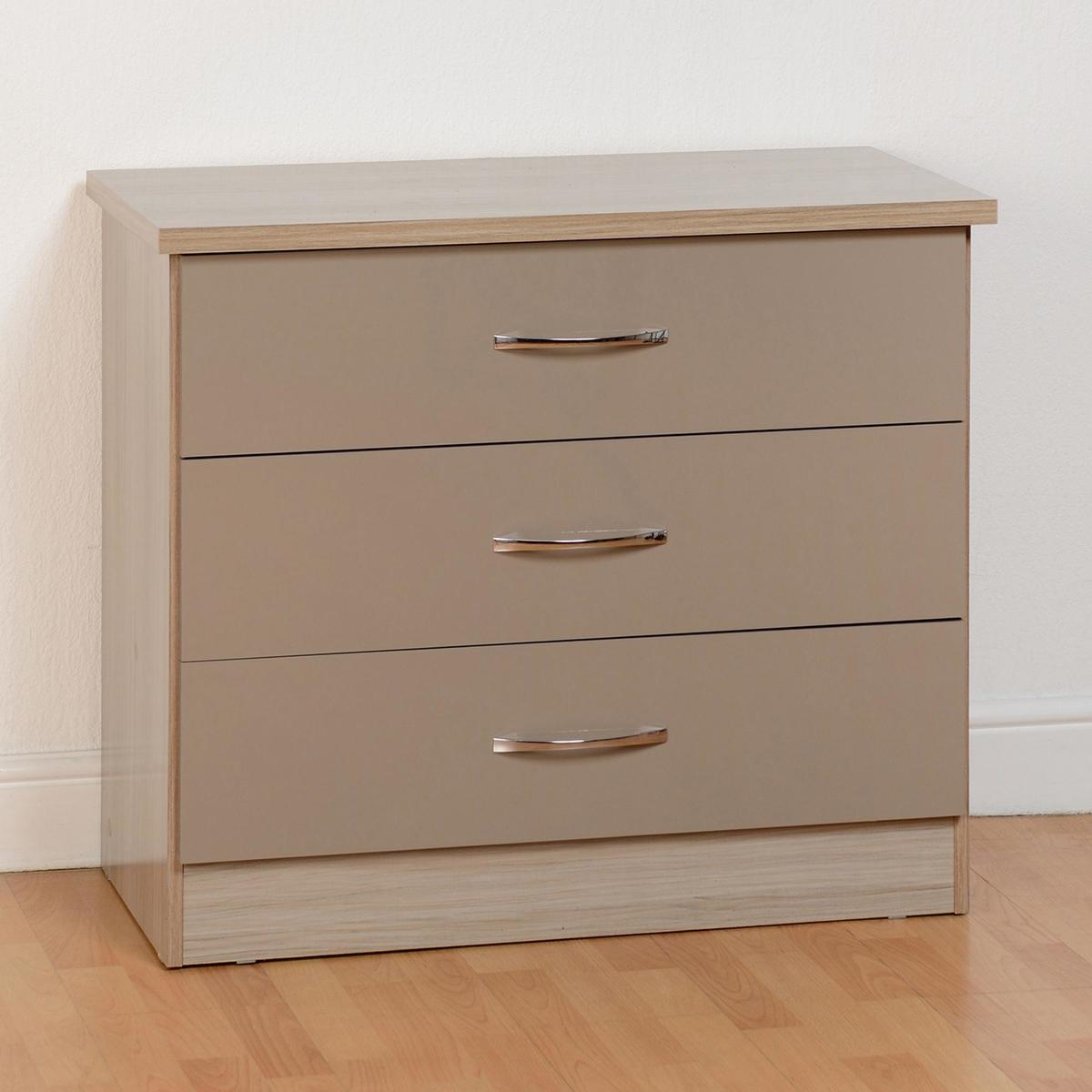 Nevada Oyster 3 Chest of Drawer Oyster – image 2