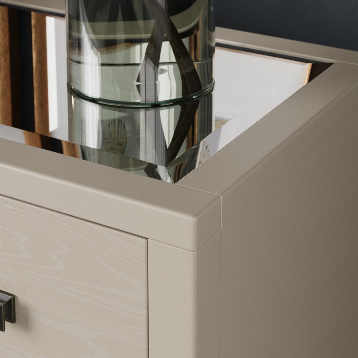 Luxe Wide 6 Drawer Chest Of Drawers Natural – image 3
