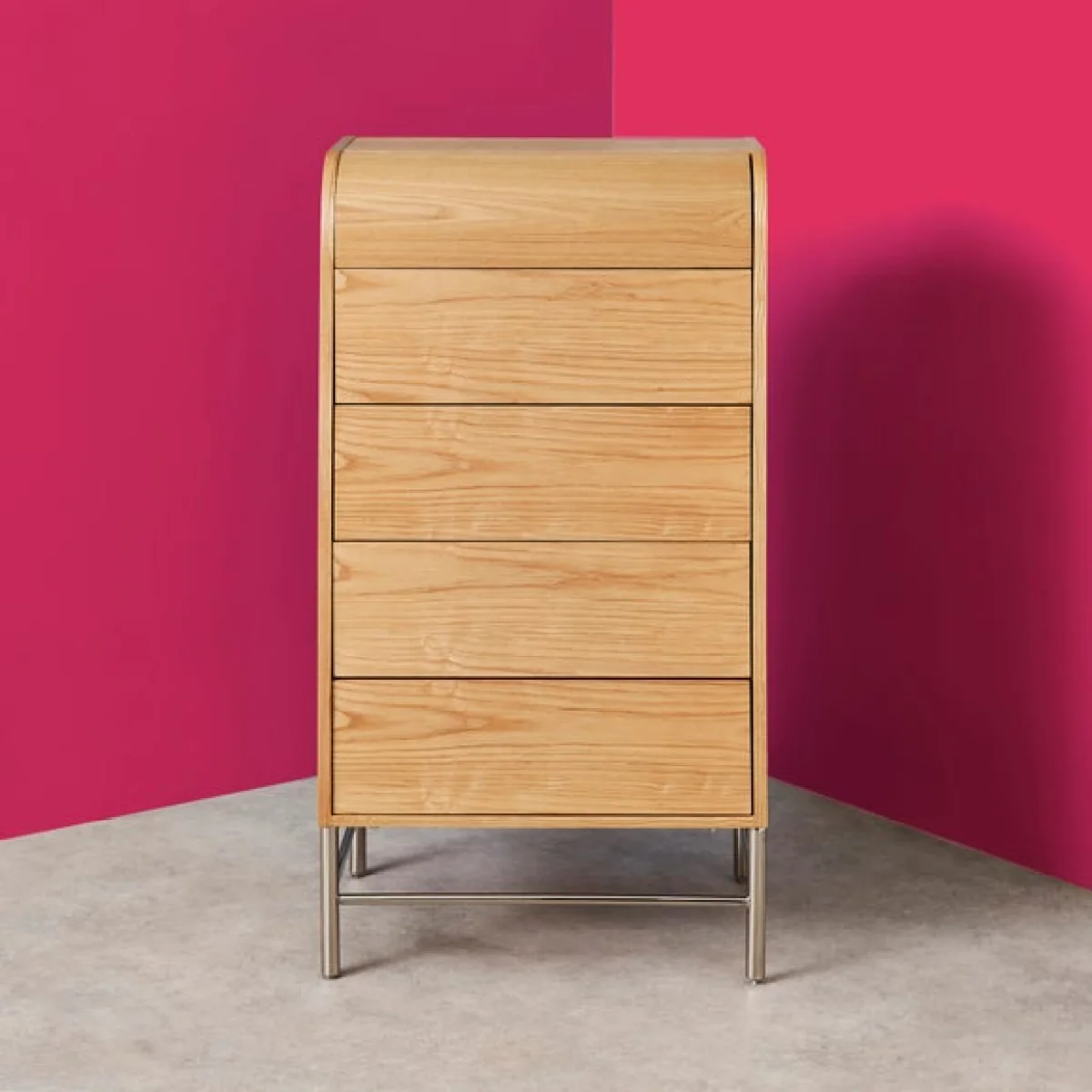 Yinka Ilori Half Log 5 Drawer Chest – image 3