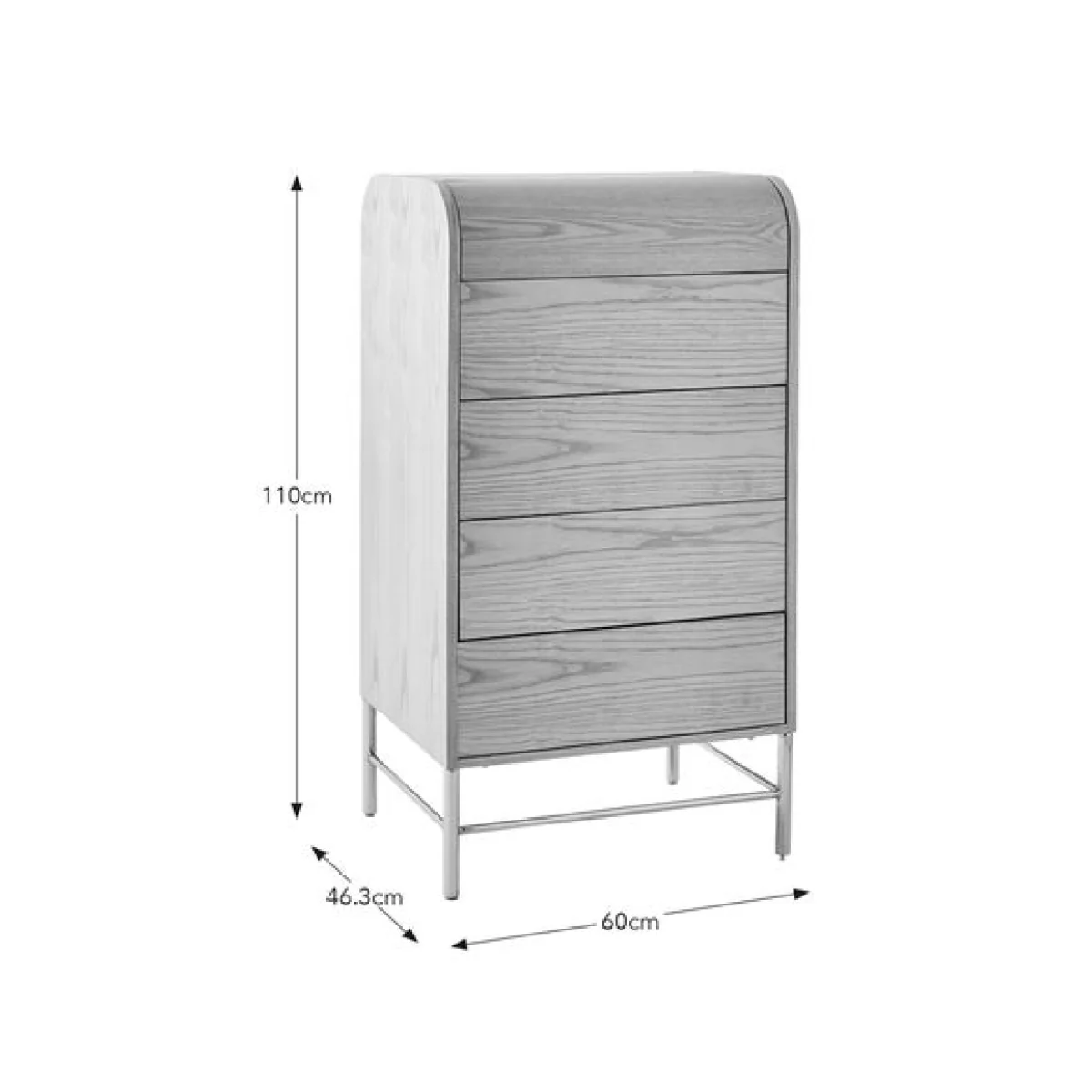 Yinka Ilori Half Log 5 Drawer Chest – image 7