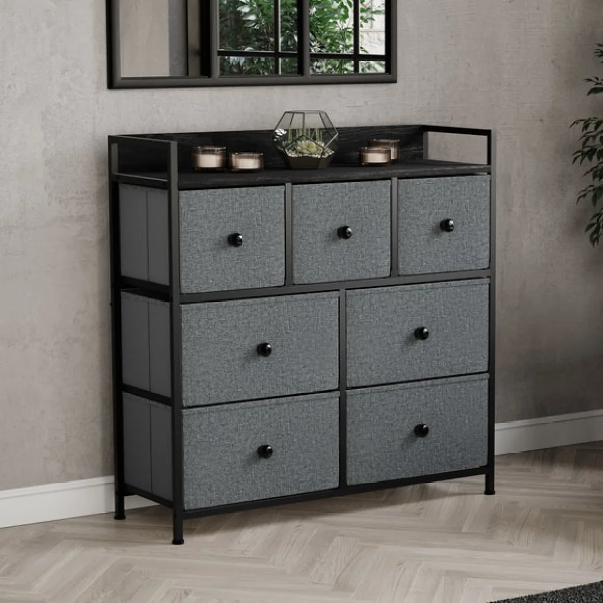 Maye 7 Drawer Fabric Chest – image 7