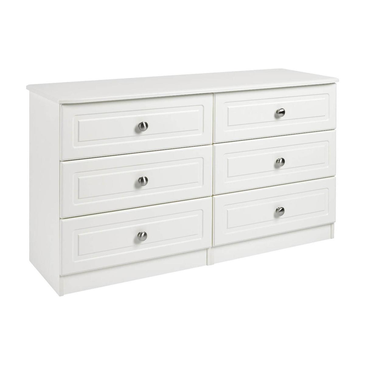 Calando 6 Drawer Wide Chest Cream – image 2