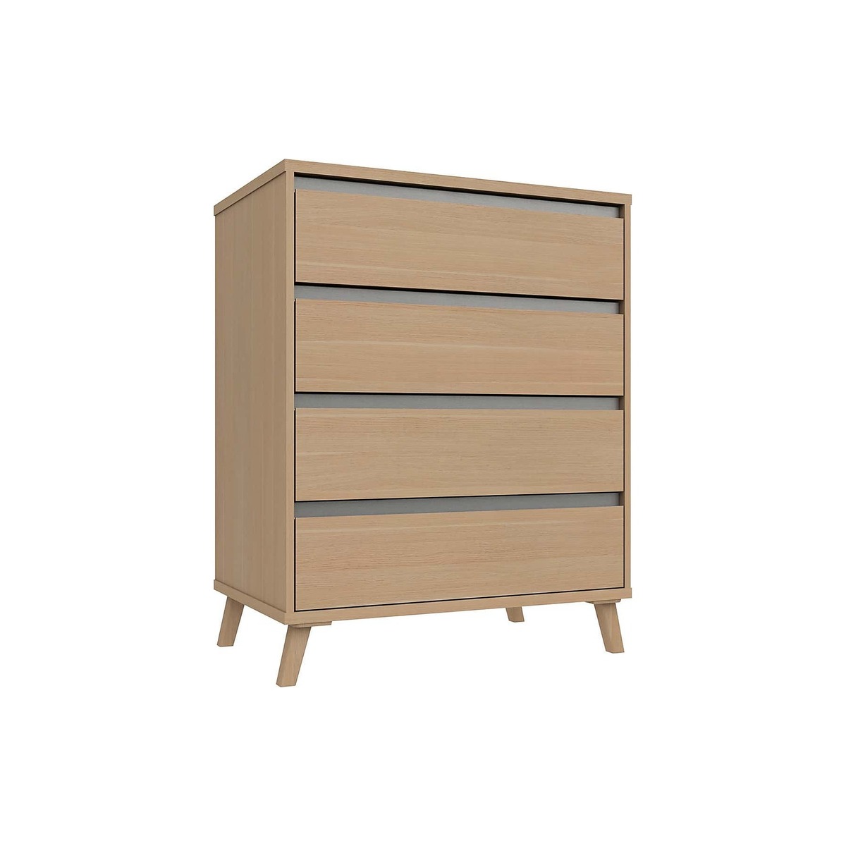 Jenson 4 Drawer Chest Light Oak – image 2