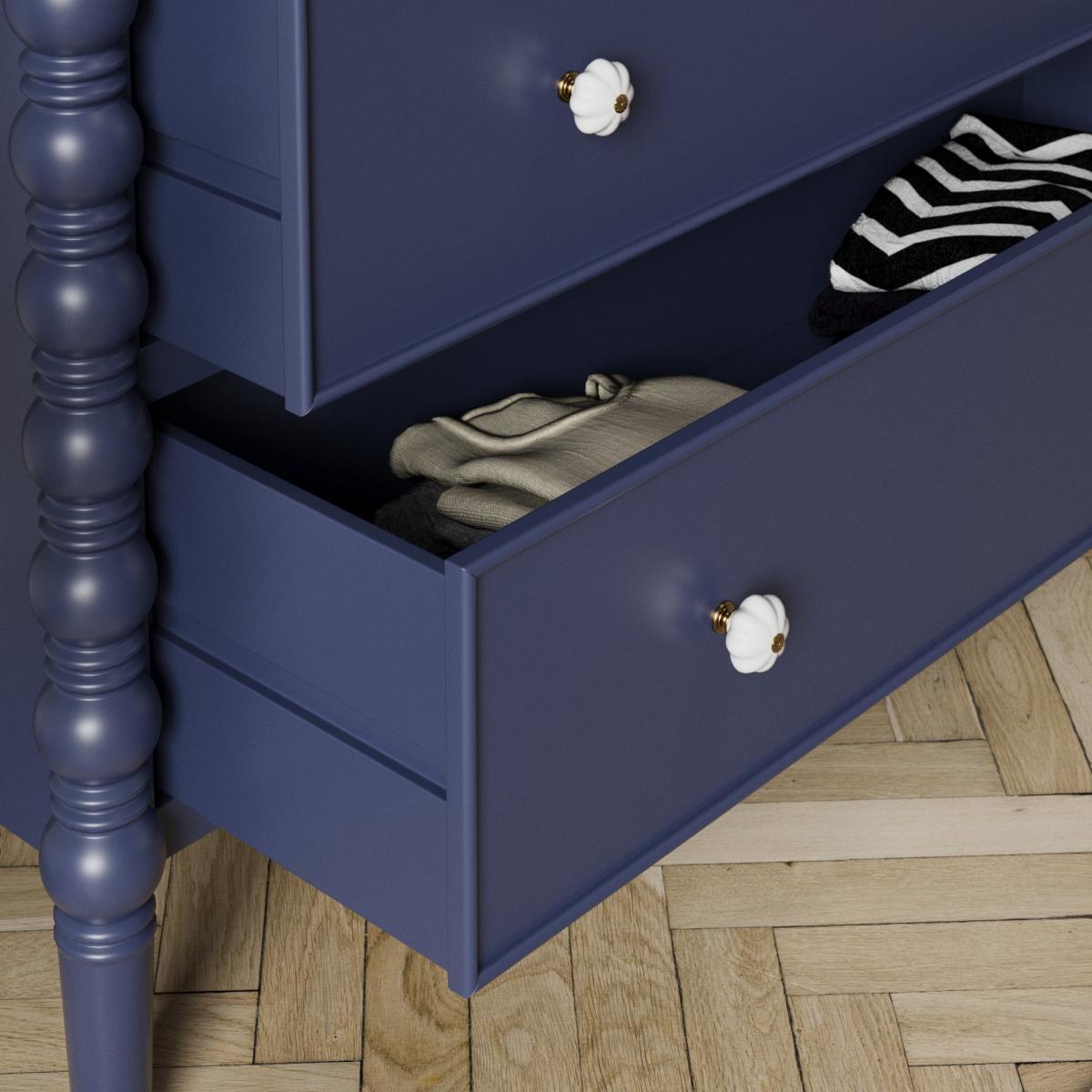 Pippin 3 Drawer Chest, Navy Navy – image 3