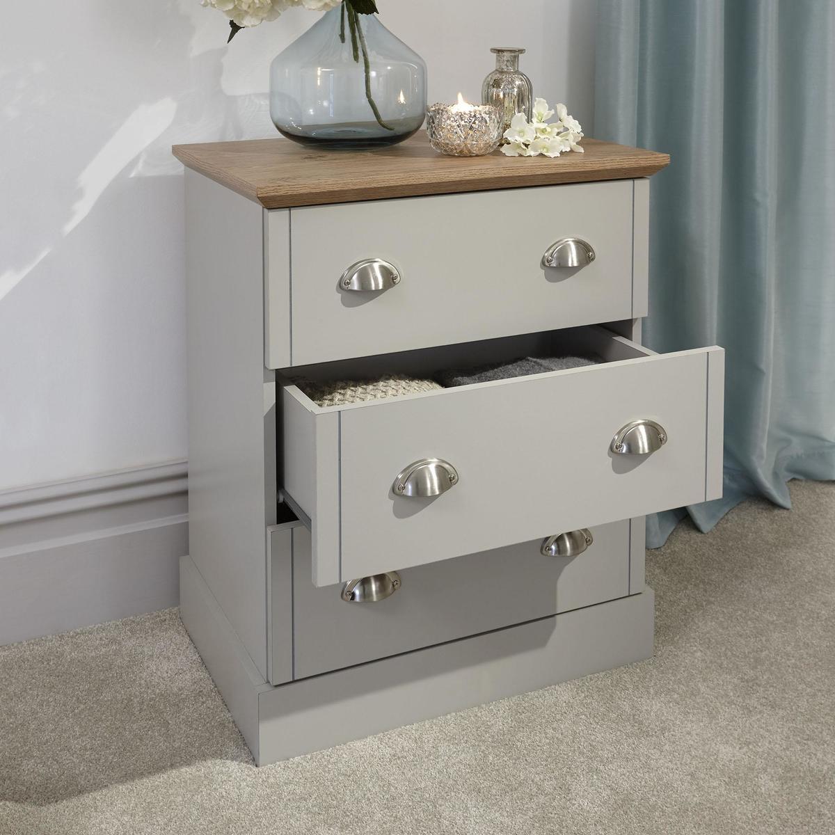Kendal Chest of Drawers Grey – image 6