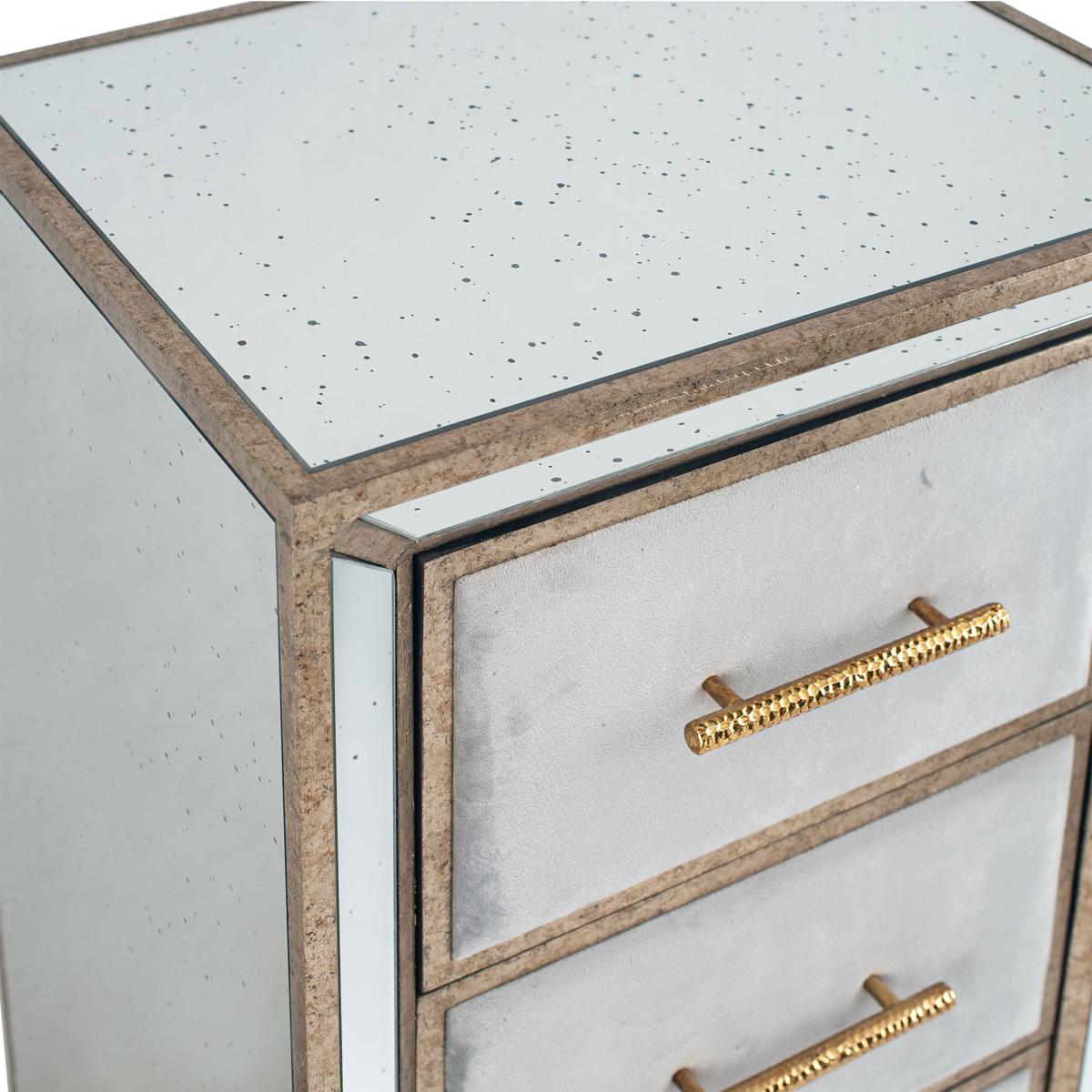 Pacific Brindisi 5 Drawer Chest, Grey Velvet Grey – image 3