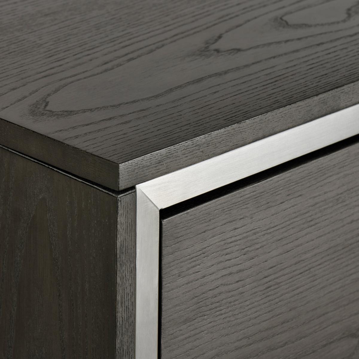 Logan 3 Drawer Chest Grey – image 6