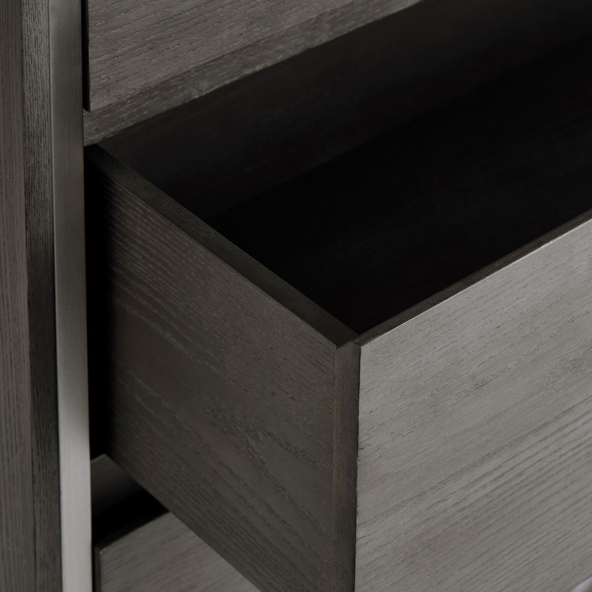 Logan 3 Drawer Chest Grey – image 7