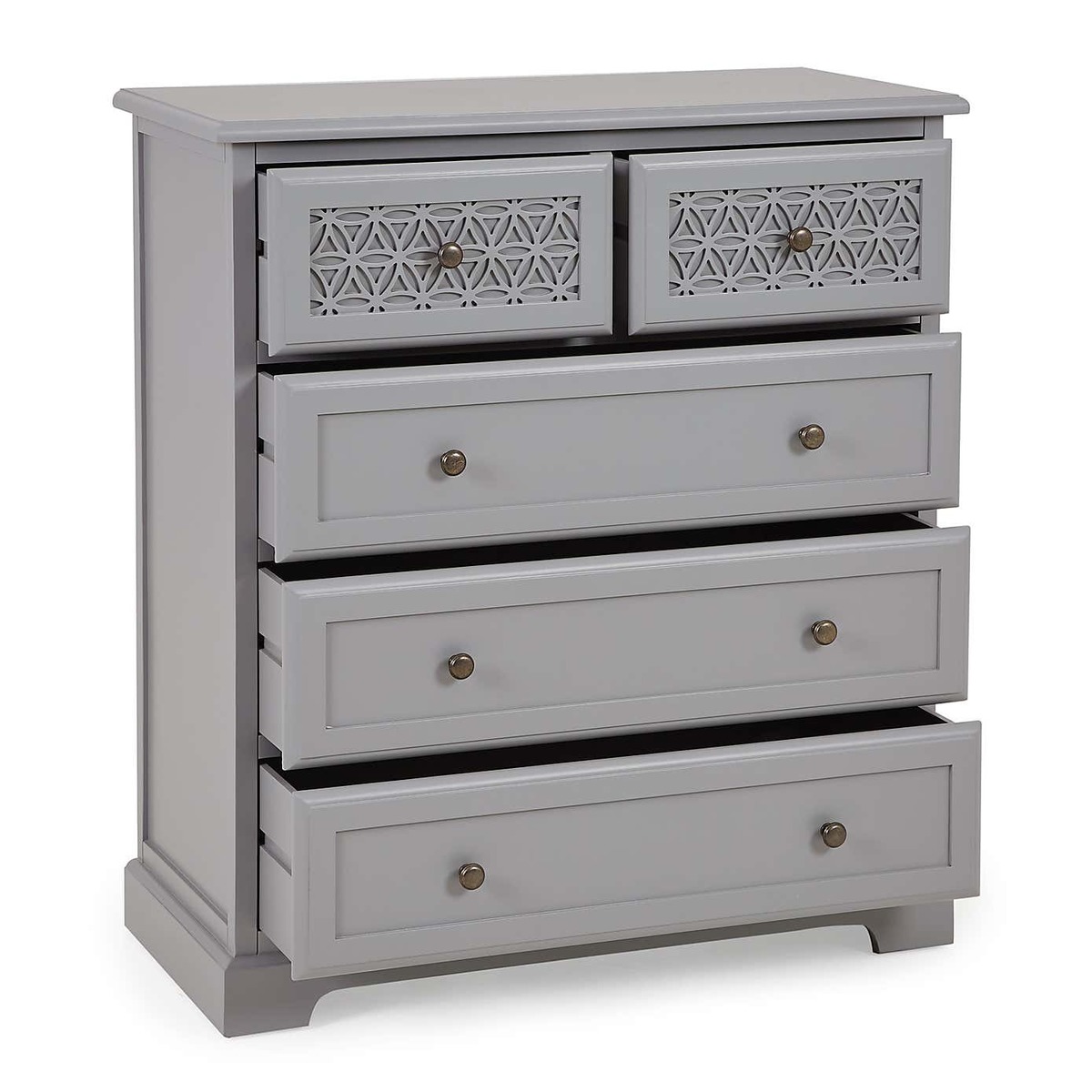 Carys 5 Drawer Chest Grey – image 4
