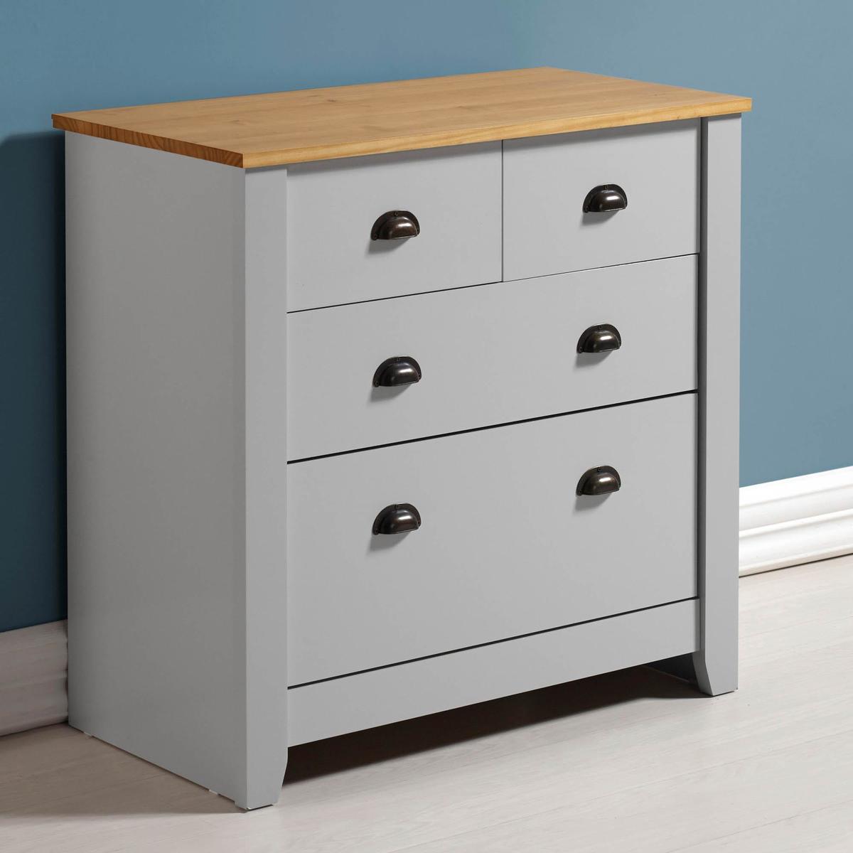 Ludlow Grey Chest of Drawers Grey – image 2