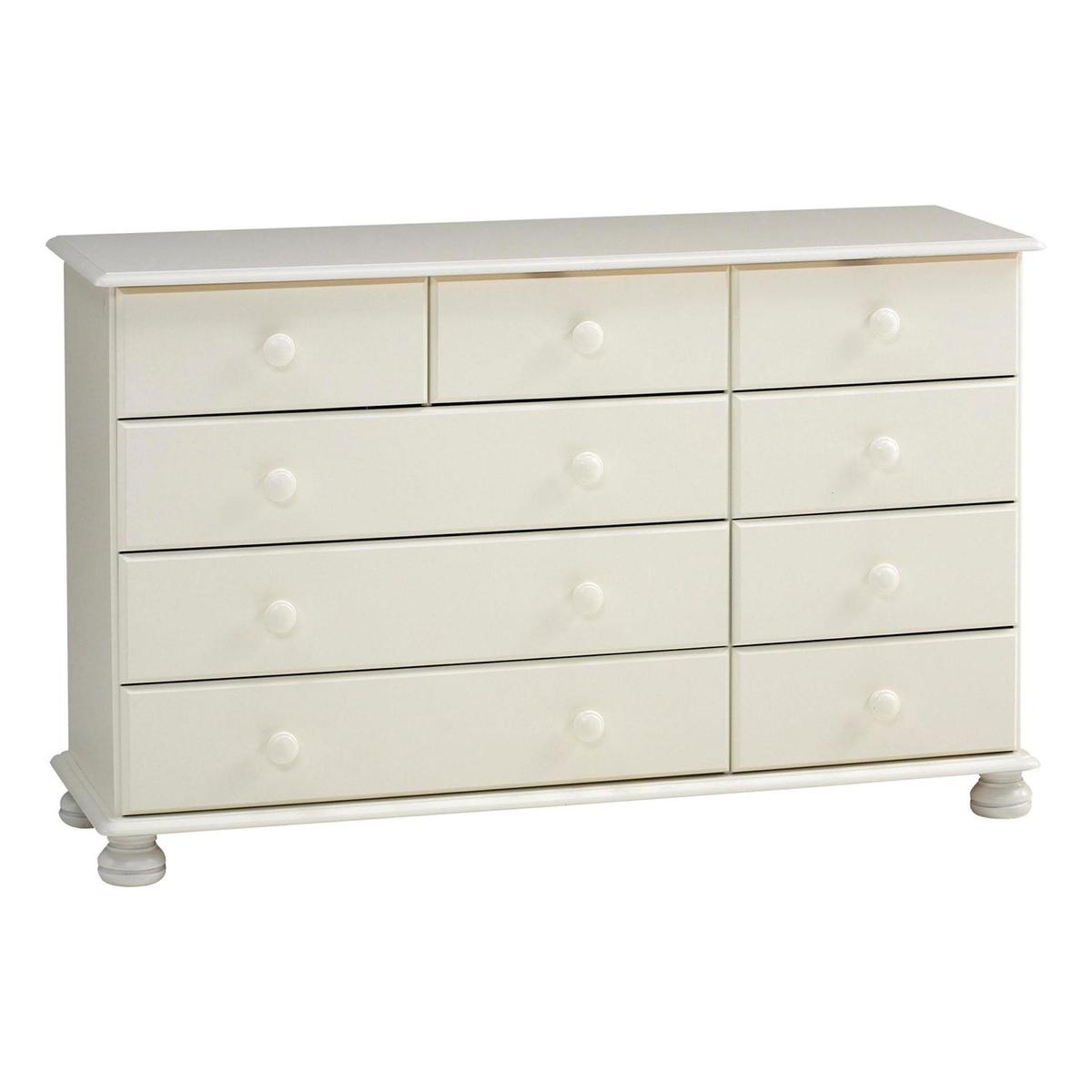 Colburn White 9 Drawer Chest White – image 1