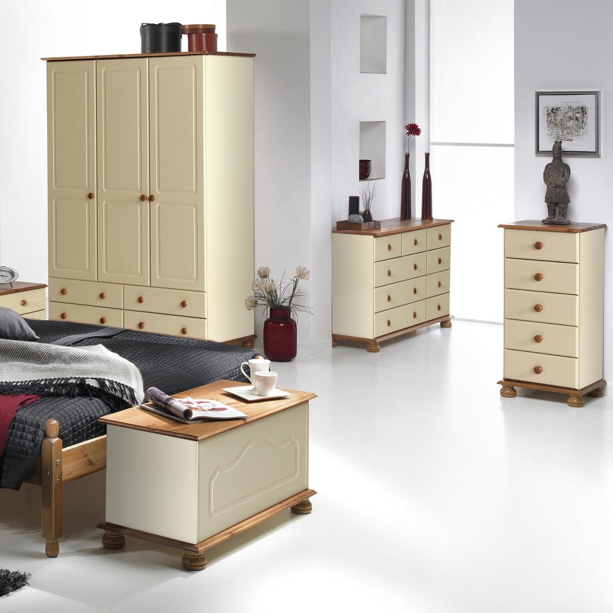 Odense Cream 9 Drawer Chest Cream/Brown – image 2