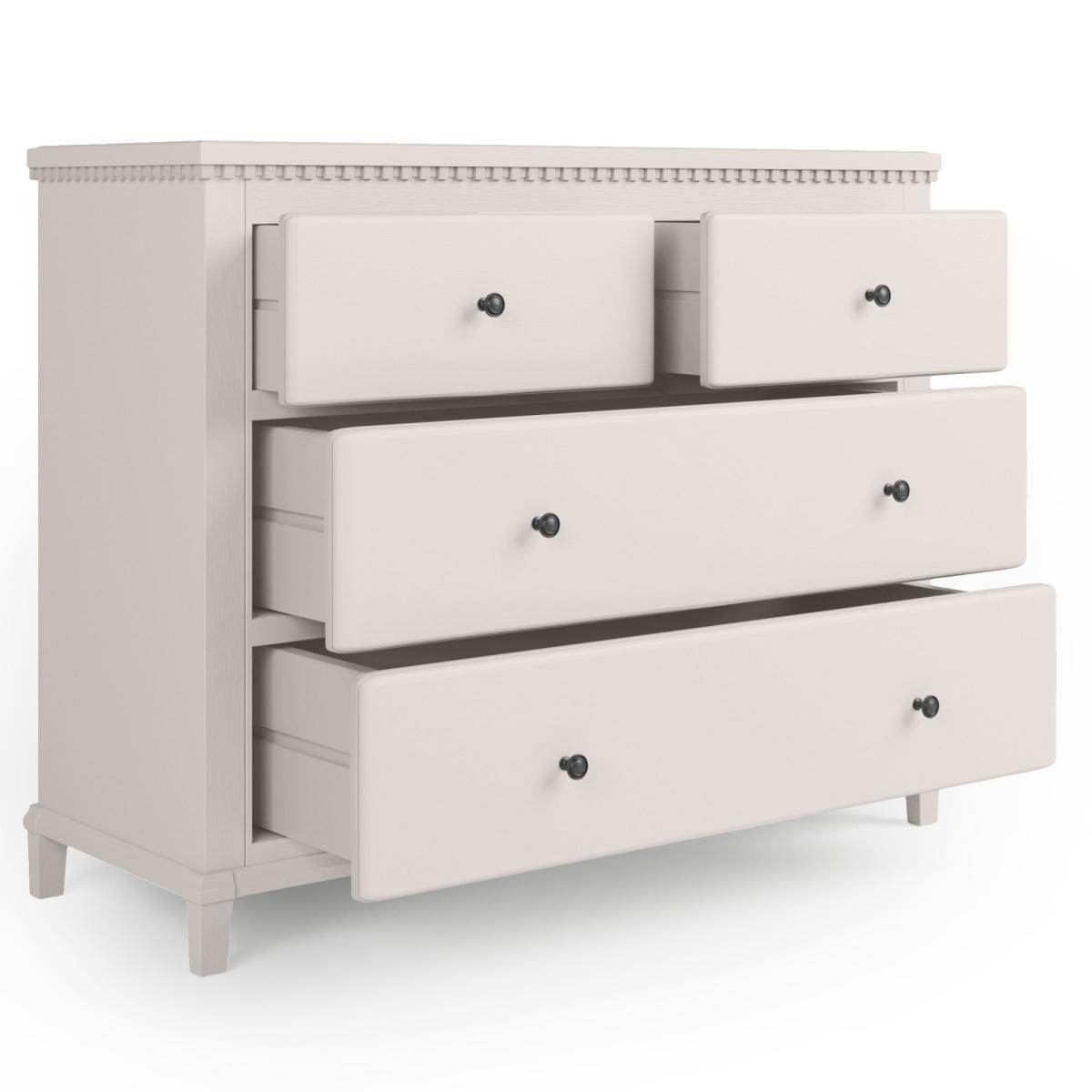 Marco 4 Drawer Chest, Ivory Grey – image 5