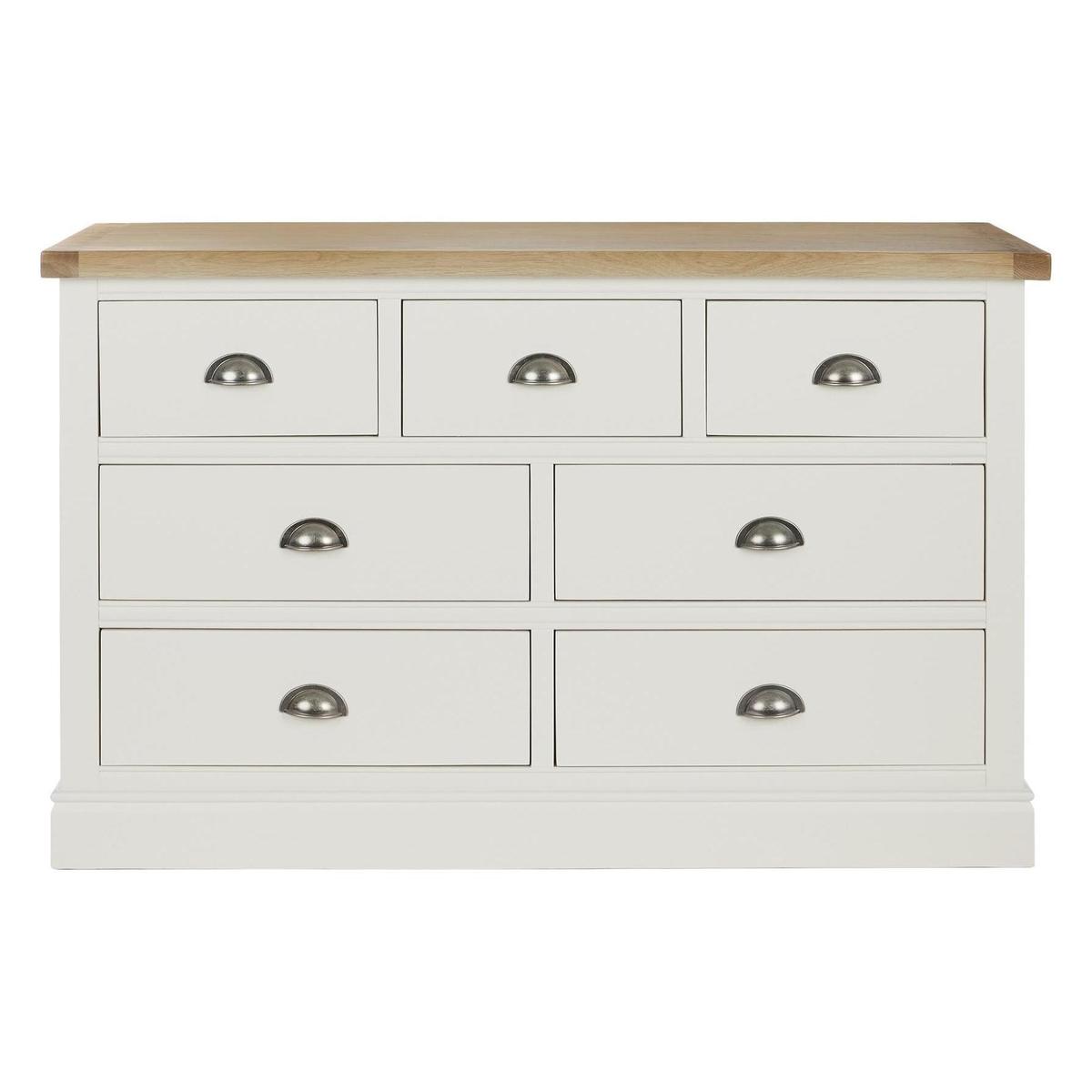 Compton Ivory 7 Drawer Chest Ivory – image 1