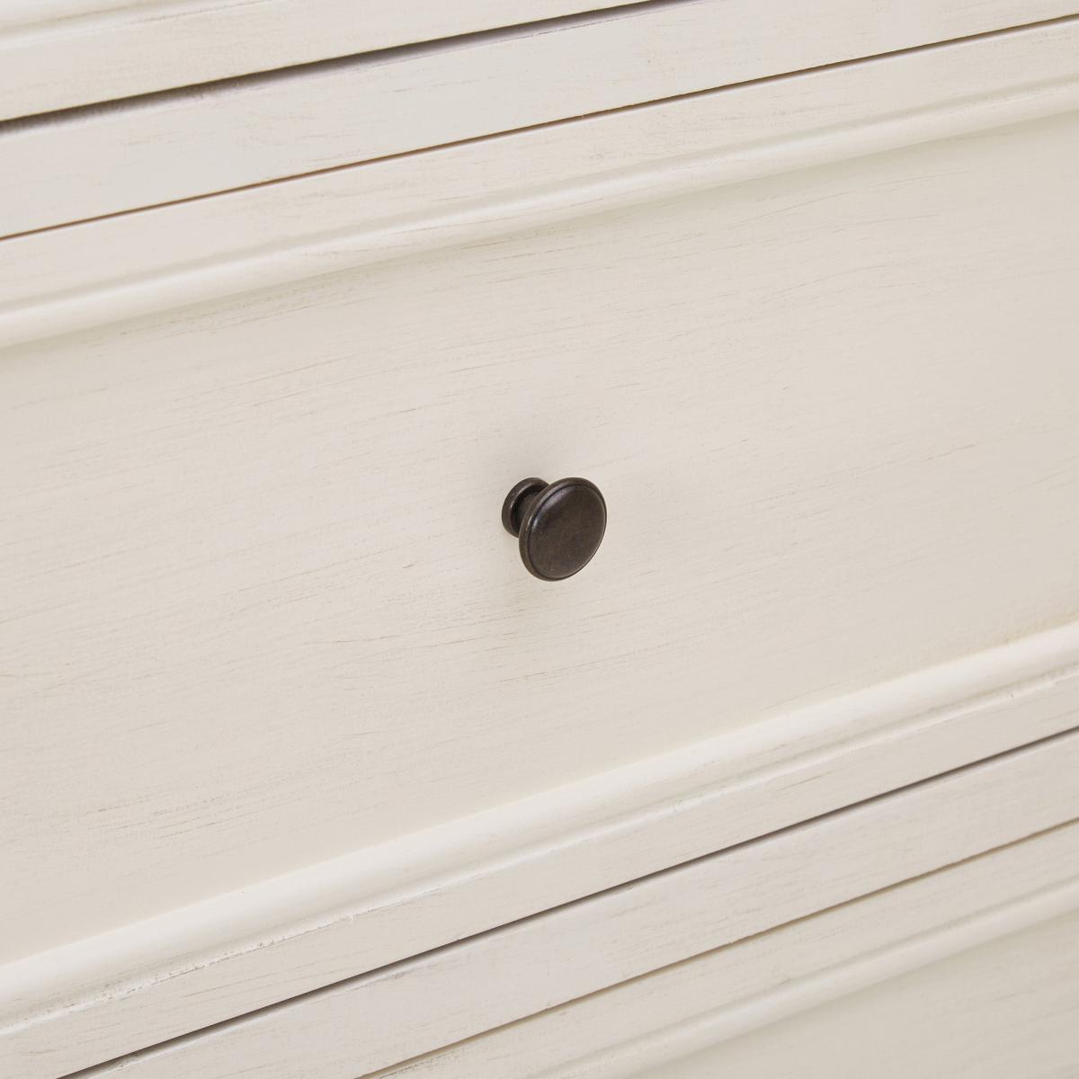 Lucy Cane Cream 7 Drawer Chest White – image 6