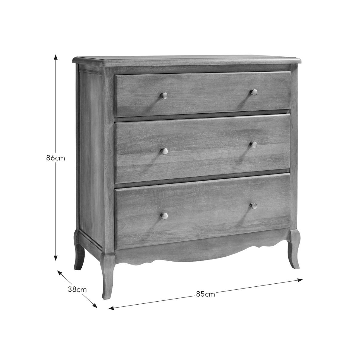 Giselle 3 Drawer Chest Natural – image 7