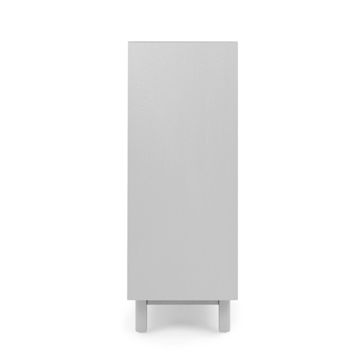 Delphi 5 Drawer Chest, Grey & Mirrored Grey – image 4