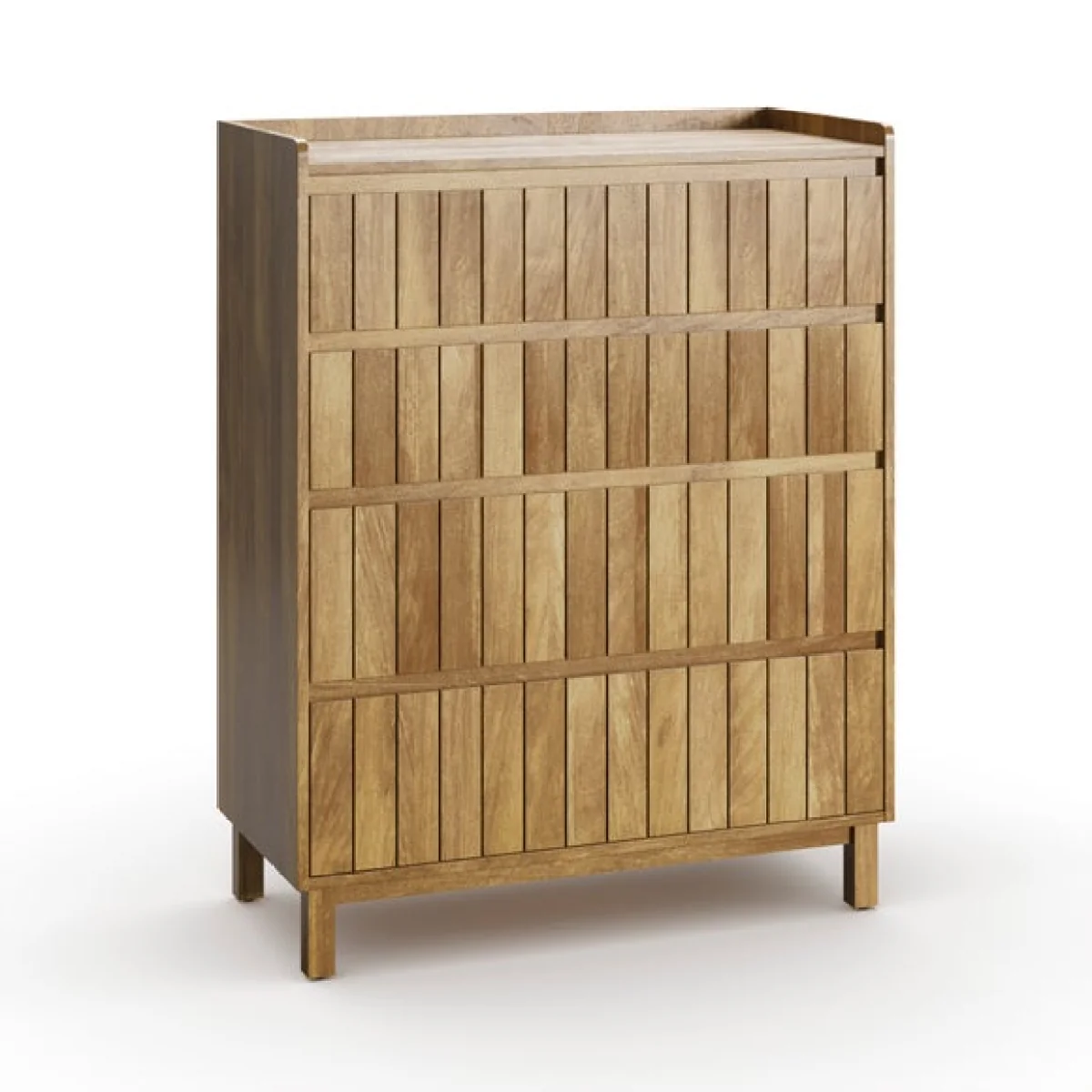 Humphrey 5 Drawer Chest, Mango Wood Effect – image 7