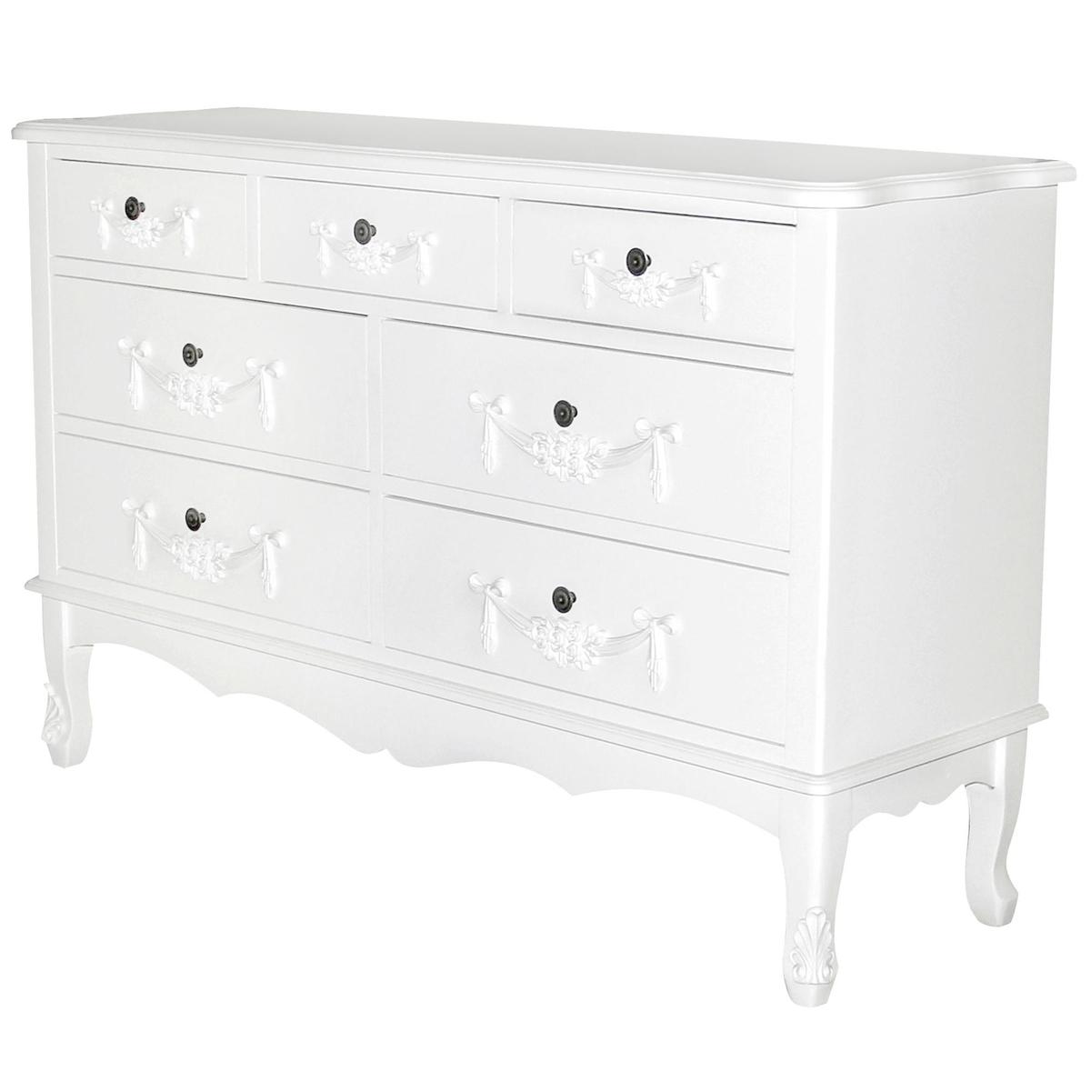 Toulouse Ivory 7 Drawer Chest White – image 3