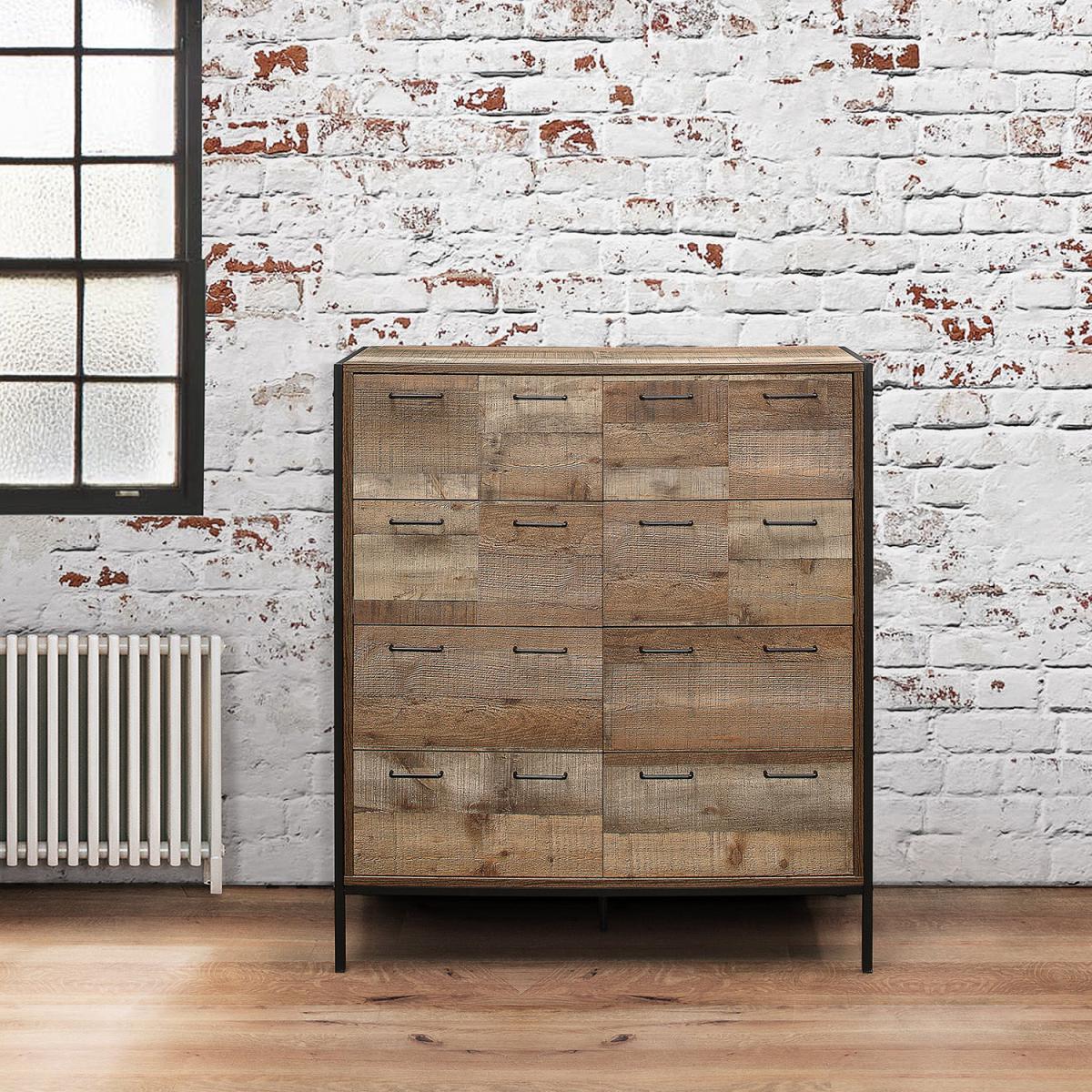 Urban Rustic 8 Drawer Merchant Chest - Natural Natural – image 1