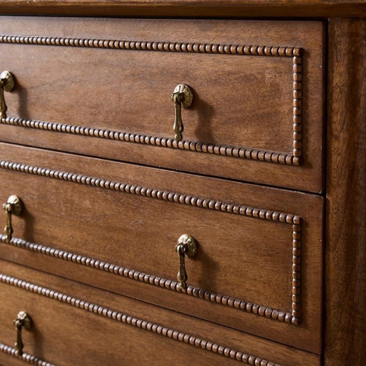 Ettie Beaded 5 Drawer Chest, Mango Wood – image 3