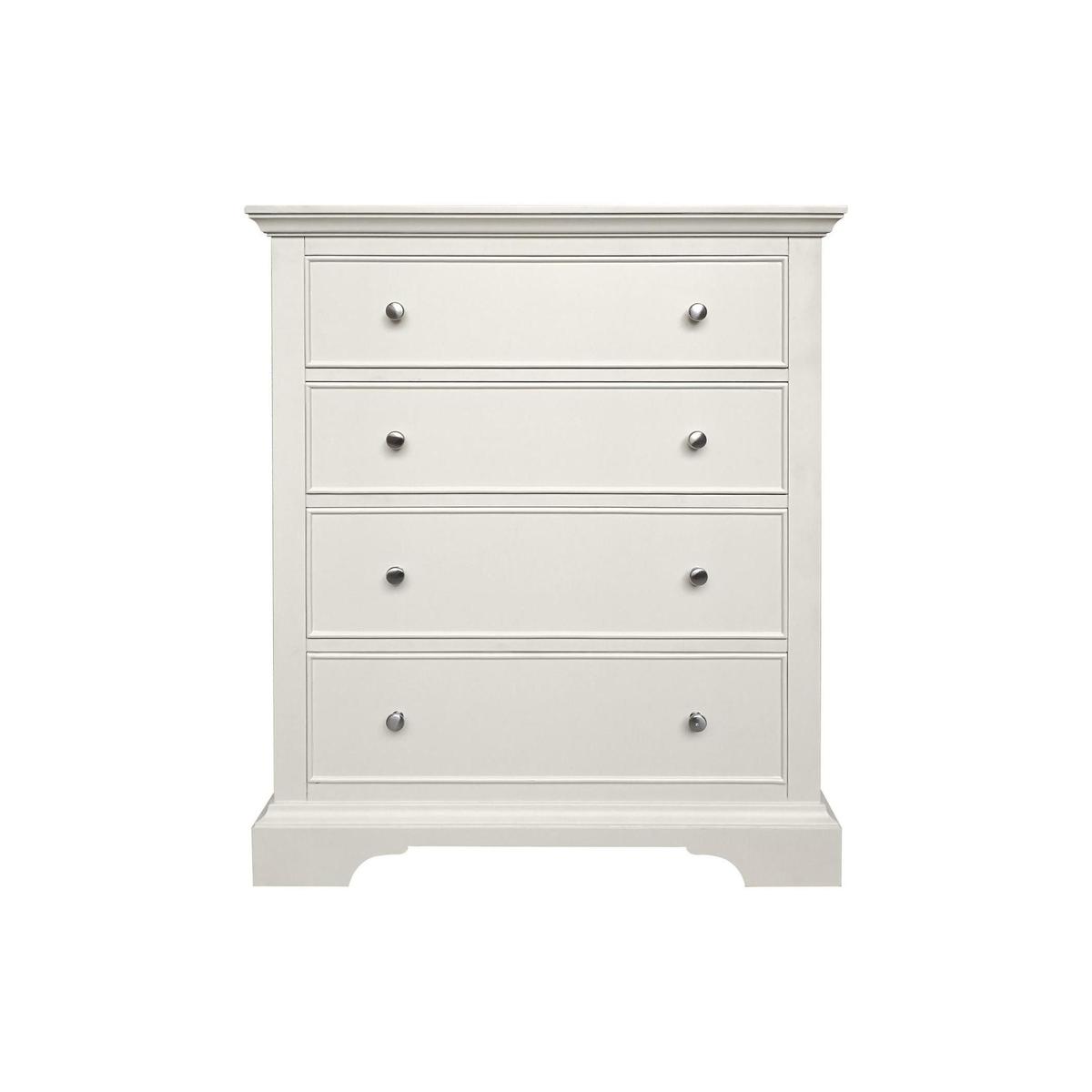 Charlotte 4 Drawer Chest White – image 1