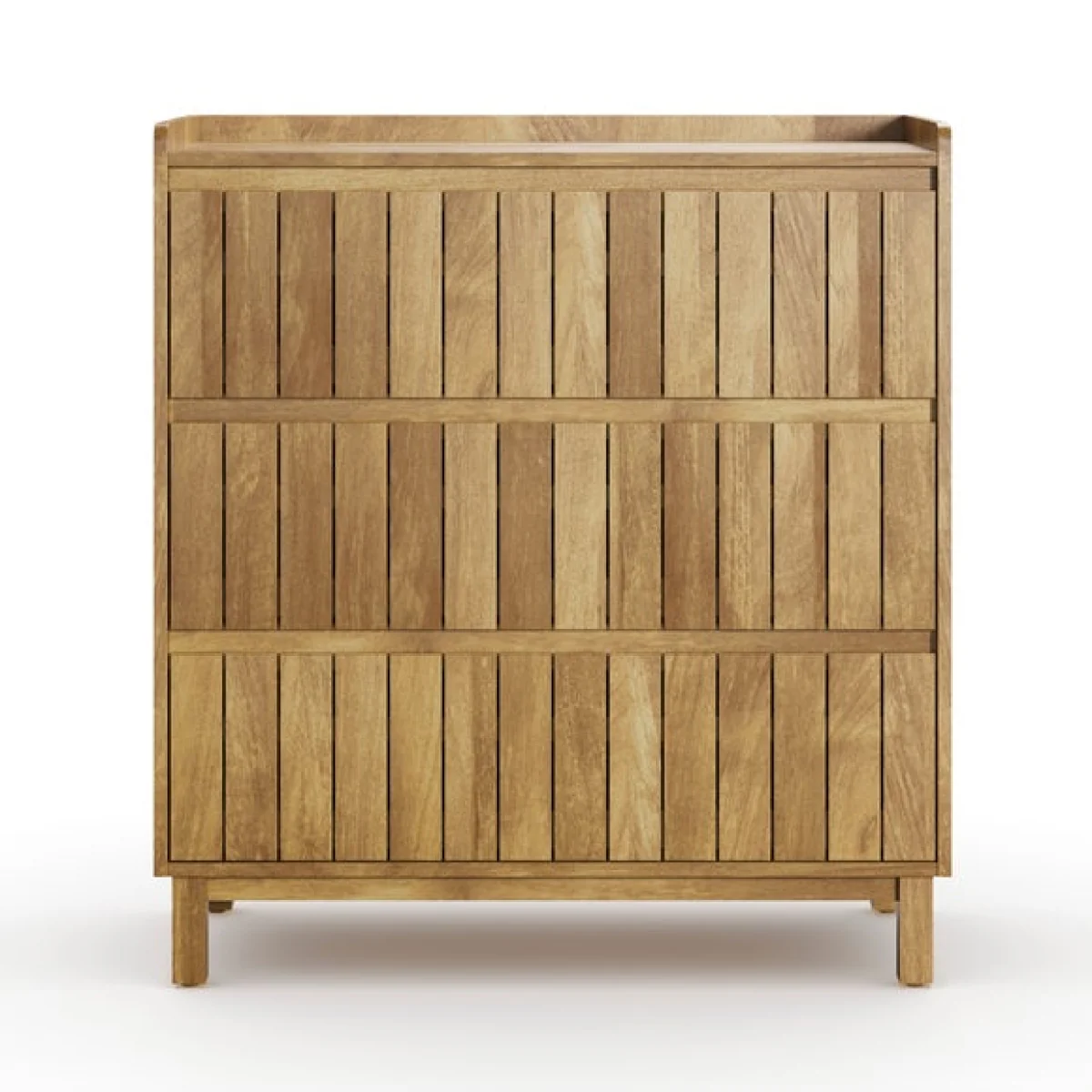 Humphrey 3 Drawer Chest, Mango Wood Effect – image 6