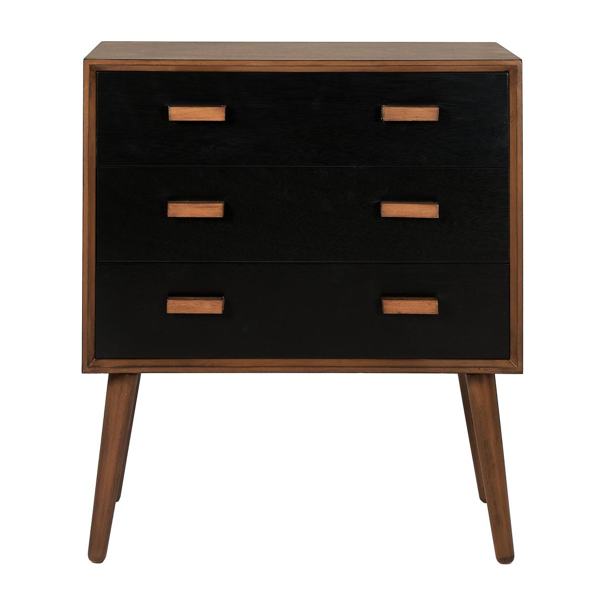 Pacific Klee 3 Drawer Chest, Pine Black – image 2
